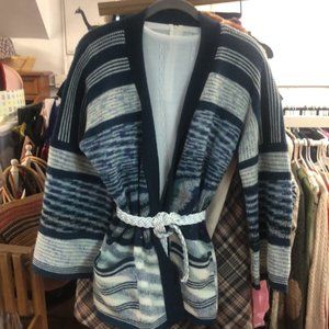 Vintage 1979’s - Marcella - Open Front Cardigan Sweater - Size L